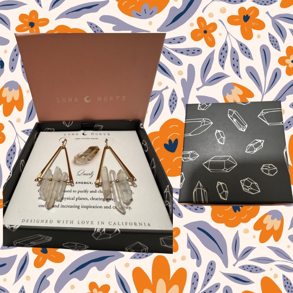 Luna Norte Crystal Earrings